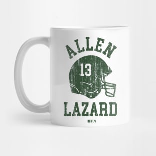 Allen Lazard Green Bay Helmet Font Mug